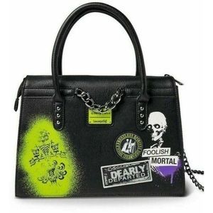 2021 Disney Parks Loungefly Haunted Mansion Satchel Purse Crossbody Bag New
